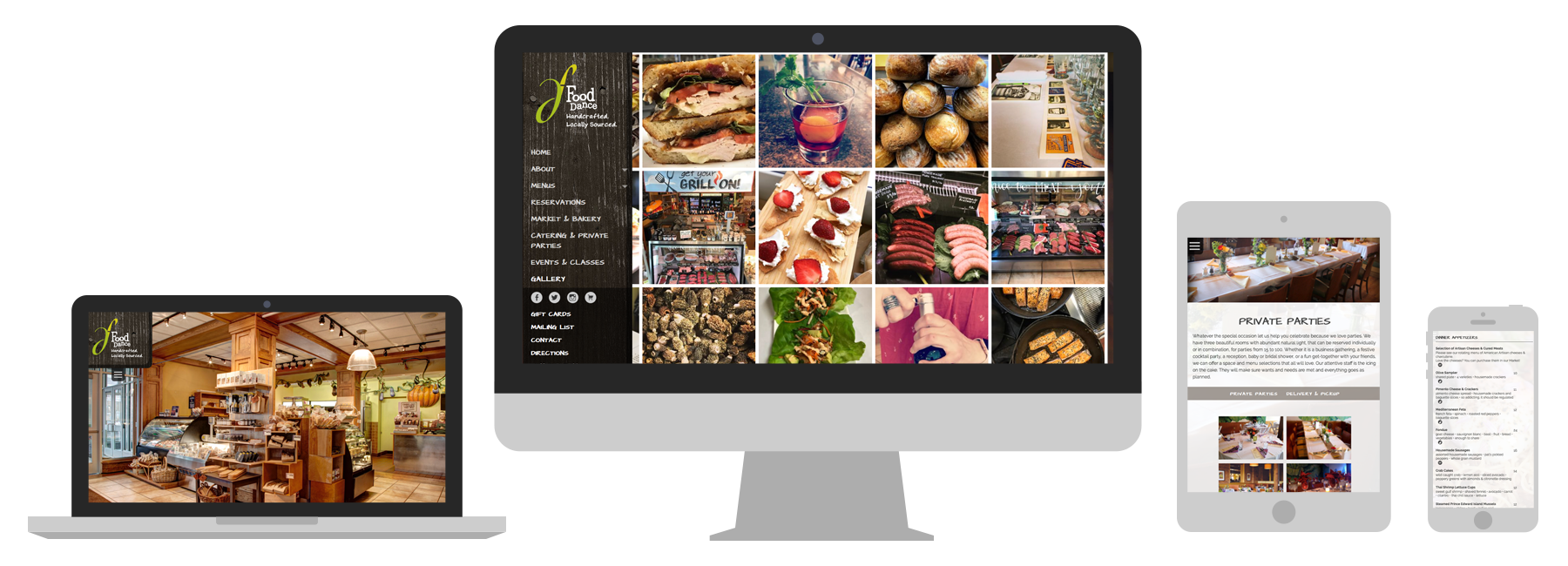 Food Dance website